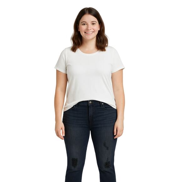 Rachel Roy Black Distressed Mid-Rise Girlfriend Jeans Size 8/29 - Picture 1 of 8